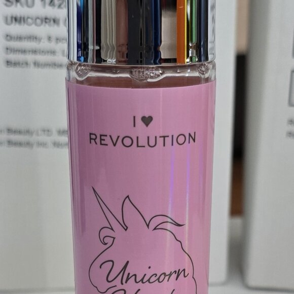 Revolution Glow Mist Priming Brightening Fixing Spray Pineapple Mattifying Peach - Picture 2 of 6